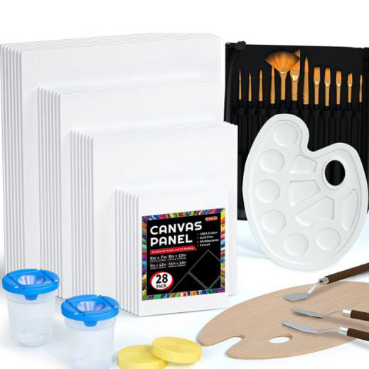 Art Supplies Canvas Painting Board nga adunay Kolor