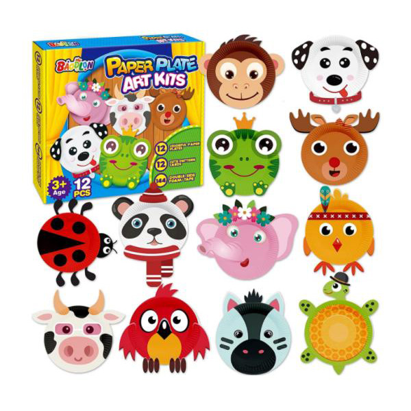 Educative Art Craft nga adunay Gunting Cartoon DIY Educational Dulaan