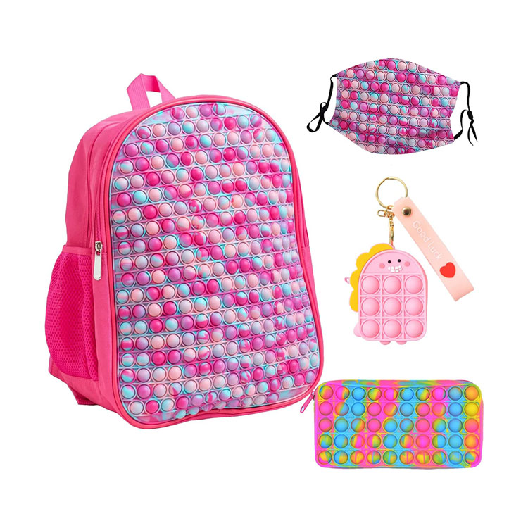 Fidget Pop-On-It nga Estudyante nga Schoolbag