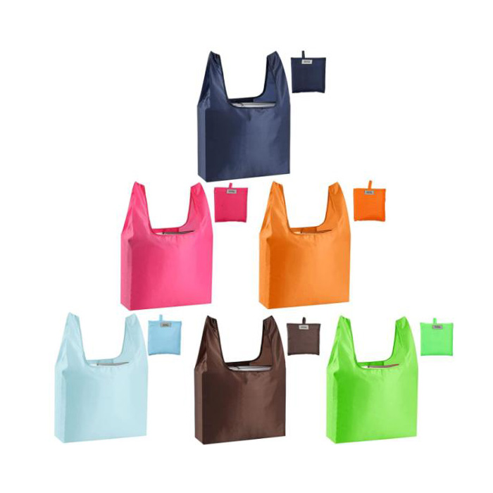 Foldable Shopping Bag nga adunay Zipper