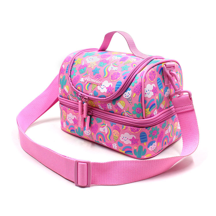 Insulated Tow Layers Paniudto Bag sa mga Bata