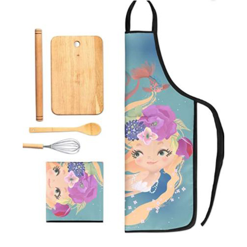 Kids Apron nga adunay Collar