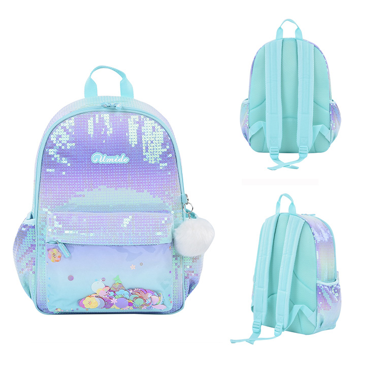 Bag-o nga Sequined Student Schoolbag