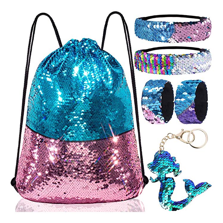 Mabalikbalik nga Sequin Drawstring Bag